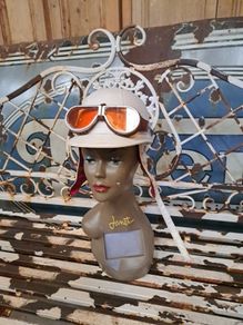 Vintage Motorcycle Helmet