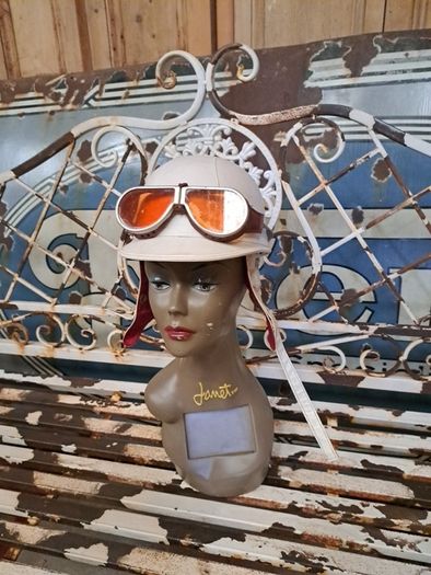 Vintage Motorcycle Helmet