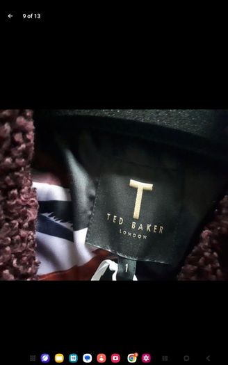 Ted Baker - Nabeli Coat - Deep Burgundy - UK 8 to 10 - BNWT RRP 430
