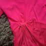 Karen Millen Pink lobg sleeve dress uk12 Image 2