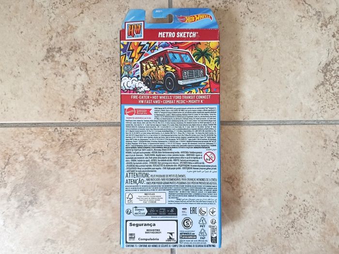 Hot Wheels HW Metro Sketch Graffiti Street Art Cars die-cast 1:64 5-Pack JKG13
