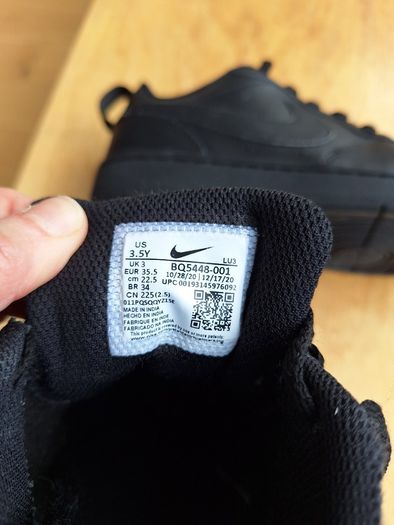 Black Nike shoes