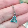 Sterling silver Celtic knot pendant necklace Image 10