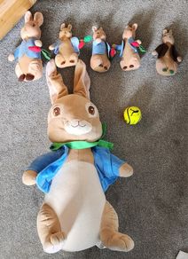Peter Rabbit Plush cuddly nursery toys with Jumbo Peter