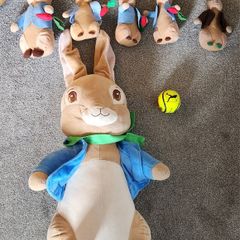 Peter Rabbit Plush cuddly nursery toys with Jumbo Peter