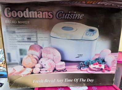Goodmans Cuisine Bread Maker  New in Box Never Used.