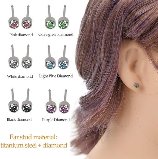 NEW SALE | 12 Packs Ear Piercing Gun Kit Self Ear Nose Piercing Gun Kit, No Pain Safety Nose Piercing Gun Kit
