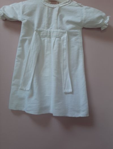 vingtage new baby flannel nightdress 60's