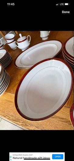 Noritake Dinner Service Bone China for 8 people