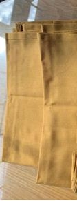 2 Organic Cotton Mustard Table Runners