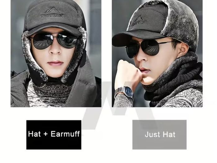 Cosy  Insulated Faux Bomber Hat