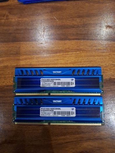 Patriot Viper 16 Gb. 2 x 8Gb. 1600Mhz DDR 3