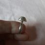 vintage sterling silver and ametyhst ring Image 3