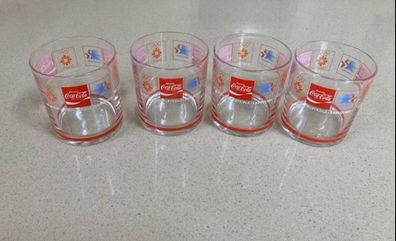 Coca Cola Glass set Los Angeles 1984