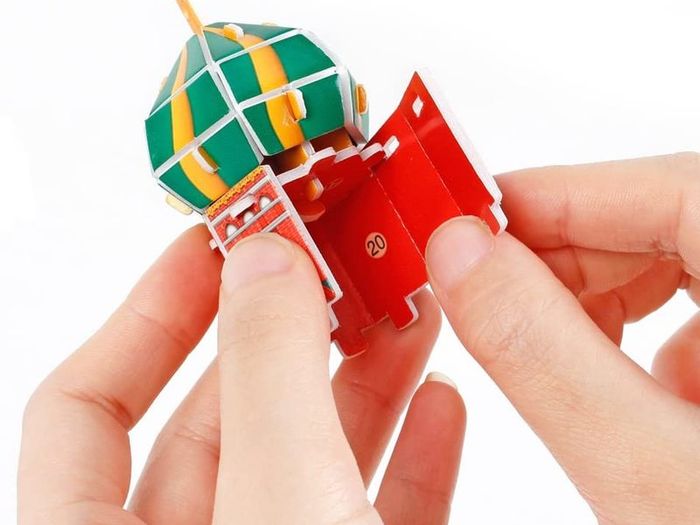 3D Puzzles for Kids Architecture Model Kit St. Basil's Cathedral Russia Papercraft Jigsaw Puzzle for Kids Russia Souvenir for Adults and Kids, 92 Pieces