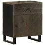Bedside Cabinet Black 50x33x60 cm Image 2