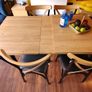 Dining table (Extending) with 4 chairs. Image 6
