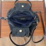 Leather Versatile Navy Hand/Shoulder/Crossbody Bag Image 6