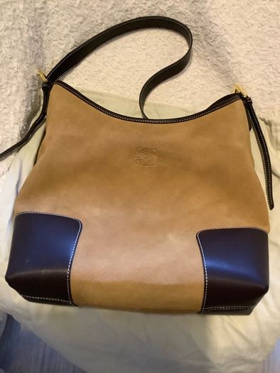 Loewe shoulder bag / suede leather/ new