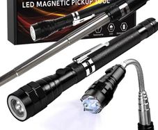 Gifts for Men Him Dad, Telescopic Magnetic Pickup Tool with LED Gadgets Valentines Gifts for Him Stocking Fillers for Men from Daughter Son Wife,Gadgets Men's Gifts for Him Valentines Christmas (FREE POSTAGE)