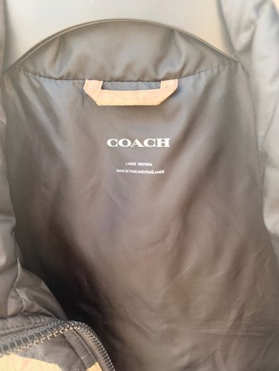 Coach down Puffer Vest Large Authentic