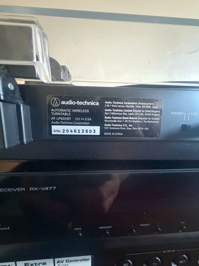 Audio Setup Yamaha Audio-Technica Onkyo