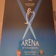 2004 Champions League final - Porto v Monaco - match programme
