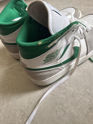 Nike Air Jordan 1 Mid Se 'Grey Pine Green' UK 6.5
