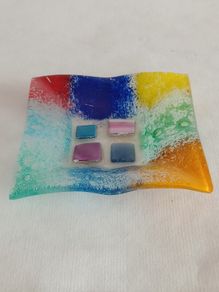 Murano Fused Glass Pin Dish