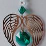 Crystal Radiance - Guardian Angel Wings Birthstone May - Embellished with Swarovski Crystals Image 6