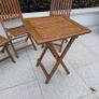 Outdoor Solid Wood Table and Chairs Image 2