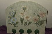 Ceramic Key Holder floral design