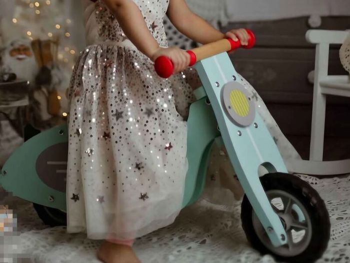 Wooden Scooter / Balance Bike unique