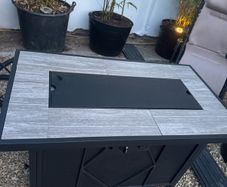 garden gas fire/table