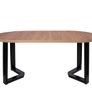 FLEXI 170 Extendable Round Dining Table Laminated or Veener Top 100-170cm Image 7