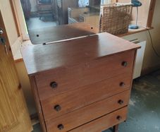 Vintage Teak dressing chest