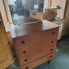 Vintage Teak dressing chest