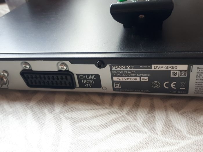 sony dvd player