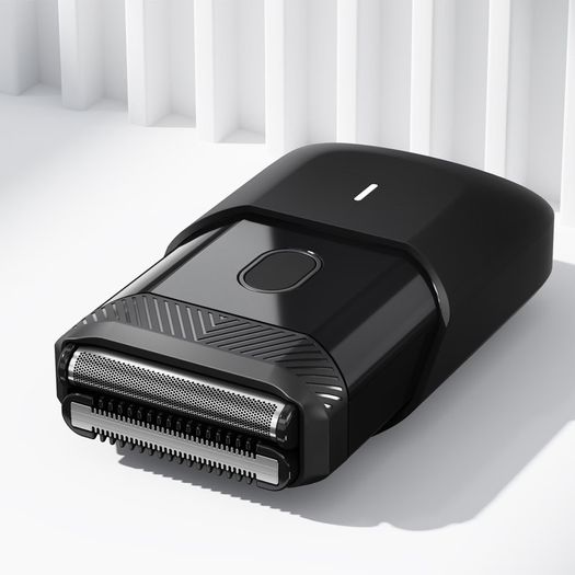 MANSCAPED The Handyman Compact Face Shaver  Portable Mens Travel Facial Hair Groomer USB C Rechargeable Electric Razor Waterproof Cordless Dual Action SkinSafe Long Hair Leveler  Foil Blades