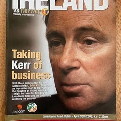 2003 Republic of Ireland v Norway - International Friendly Ptogramme
