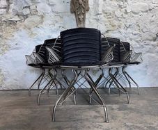 Mid Century Modern 6 Wire Chair by Overgaard & Dyrmand - Denmark