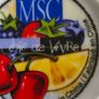 MSC Joie De Vivre Confiture Fruit Jam Jar Ceramic Canister with Lid & Spoon Image 6