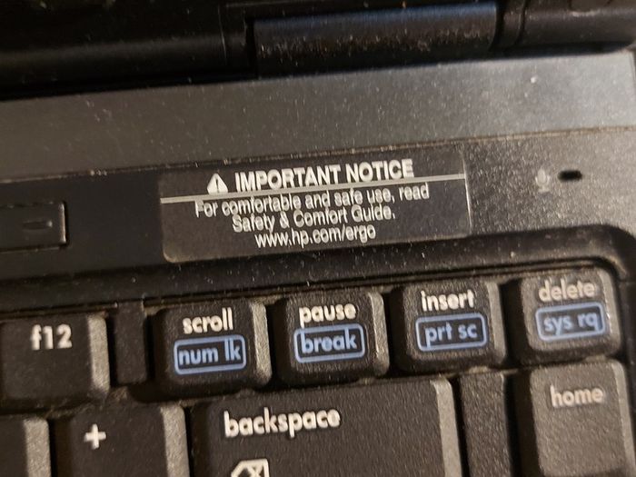 HP Compaq Laptop, Model nc6400, for parts or repair, not powering on