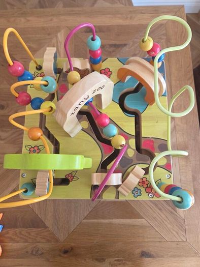 Wooden Activity Cube
