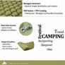 Camping Mat Ultralight Inflatable Sleeping Mattress with Pillow, Folding Lightweight Inflating Single Bed Portable Air Pad Image 2