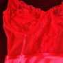 Allyson exclusive underwired midi length neon night dress size S cupA/B Postage included Image 3