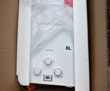 8L Propane LPG Gas Water Heater with Winter and Summer Modes, Instant Propane Water Heater, with Shower Kit, Digital Display