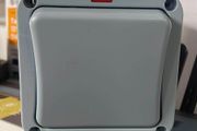 1 Gang Outdoor Light Switch IP66 with Neon