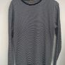 long sleeve men nautical stripe black with white medium New in Town brand European Image 10