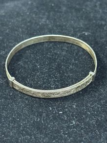 silver baby bracelet